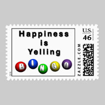 Happiness Is Yelling BINGO stamps