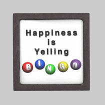Happiness Is Yelling BINGO premium gift boxes