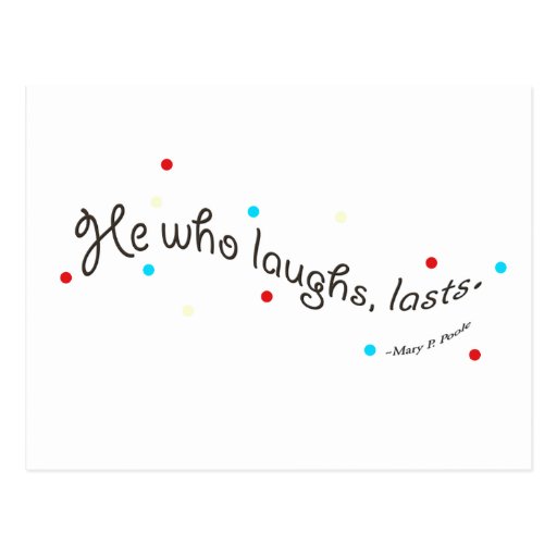 Happiness Motivational Quotes Postcard