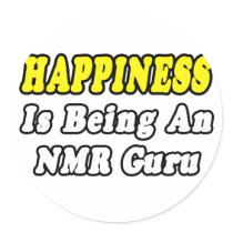 Happiness...NMR Guru Sticker