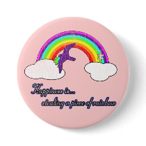 Happiness Pin buttons by Huelessflower Happiness Pin buttons