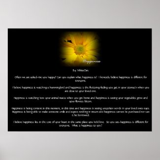 Happiness Print print