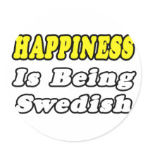 Happiness...Swedish stickers