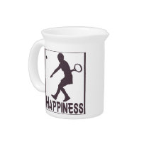 Happiness: Tennis Pitchers