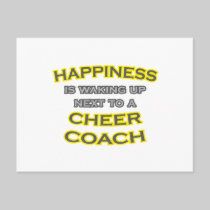 Happiness .. Waking Up .. Cheer Coach Postcard