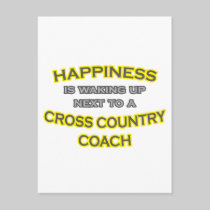 Happiness .. Waking Up .. Cross Country Coach Postcard