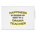 Happiness .. Waking Up .. Drama Teacher Cards