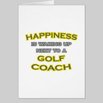 Happiness .. Waking Up .. Golf Coach Cards