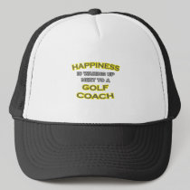 Happiness .. Waking Up .. Golf Coach Mesh Hat