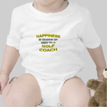 Happiness .. Waking Up .. Golf Coach Baby Bodysuit