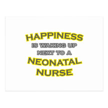 Happiness .. Waking Up .. Neonatal Nurse Postcards