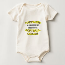Happiness .. Waking Up .. Softball Coach Tshirts