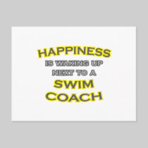 Happiness .. Waking Up .. Swim Coach Post Cards