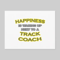 Happiness .. Waking Up .. Track Coach Post Cards