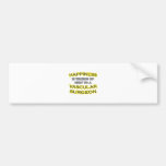 Happiness .. Waking Up .. Vascular Surgeon Bumper Sticker