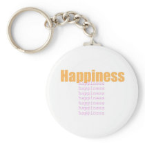 Happiness Words keychains