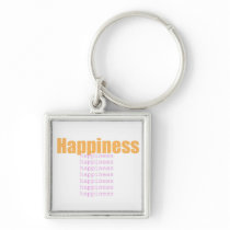 Happiness Words keychains