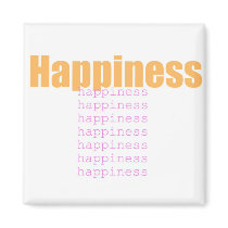 Happiness Words magnets