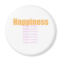 Happiness Words magnets