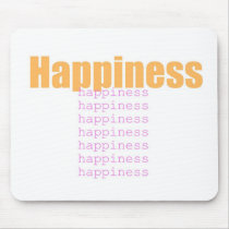 Happiness Words mousepads