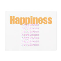 Happiness Words postcards