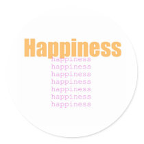 Happiness Words stickers