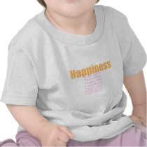 Happiness Words t-shirts