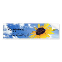 Happiness ...You Should Try It! bumper stickers