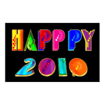 Happpy 2010 Large Party Poster posters by Funkart Happpy 2010 Large Party Poster posters