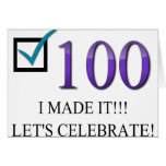 Happy 100th Birthday Card