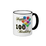 Happy 100th Birthday Gifts and Birthday Apparel Coffee Mugs