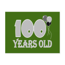 Happy 100th Birthday Gifts and Birthday Apparel Post Card