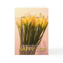 Happy 100th Birthday Greeting Card
