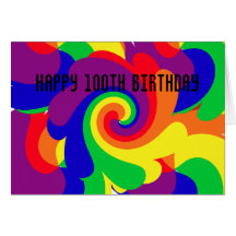 Happy 100th Birthday Greeting Card