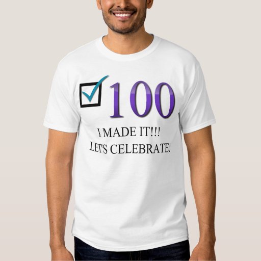 100th birthday t shirt