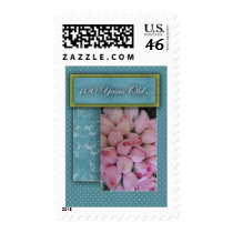 Happy 100th Birthday - with roses! Postage