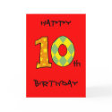 Happy 10th Birthday cards