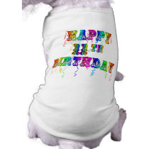 Happy 10th Birthday Gifts and Birthday Apparel pet clothing by BirthdayZone Happy 10th Birthday Gifts and Birthday Apparel pet clothing