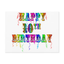 Happy 10th Birthday Gifts and Birthday Apparel postcards