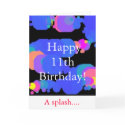 Happy 11th Birthday! cards by RunBikePaddle Happy 11th Birthday! cards