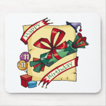 Happy 11th Birthday Gifts mousepads
