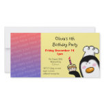 Happy 11th birthday party invitations photo cards