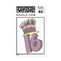 Happy 16th Birthday! Postage