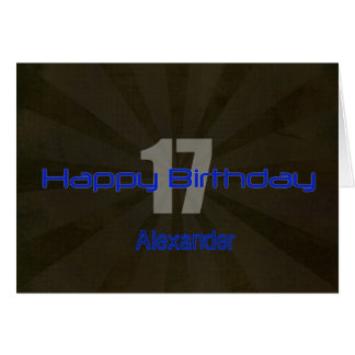 Happy 17th Birthday Cards | Zazzle
