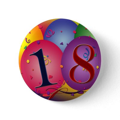 Happy 18th Birthday! Pin