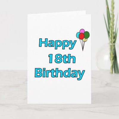 18th Birthday Quotes Images. Happy 18th Birthday Cards by