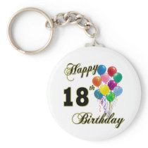 Happy 18th Birthday Gifts Key Chains