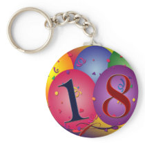 Happy 18th Birthday! Key Chain