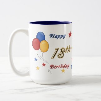 Happy 18th Birthday Mug mug
