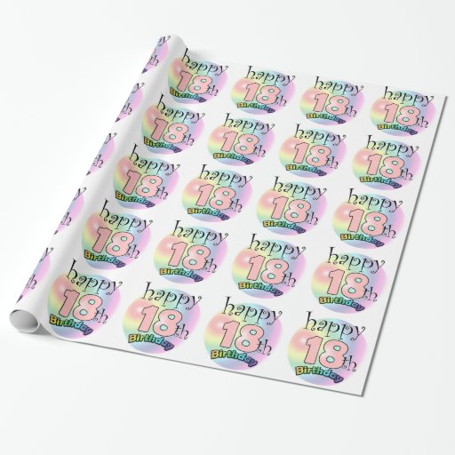 happy-18th-birthday-pink-wrapping-paper-zazzle